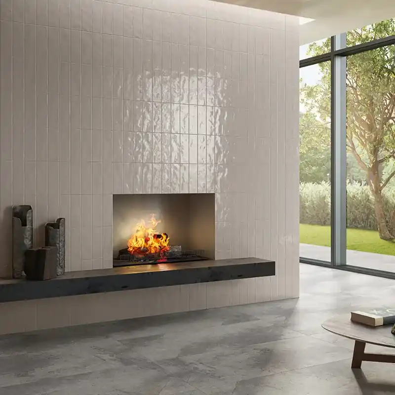 Nuances Cameo Lux - Gres Effetto Mattoncino Lucido 8x25 Express Levering