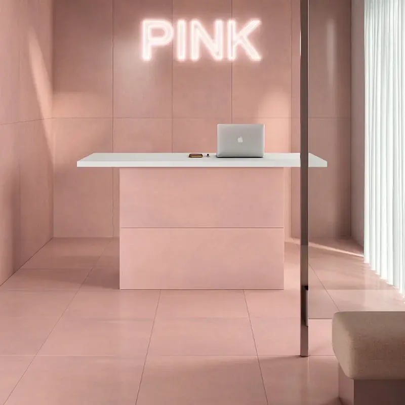 R-Evolution Light Pink - Gres Effetto Cemento 60x60 Rettificato Merkproduct