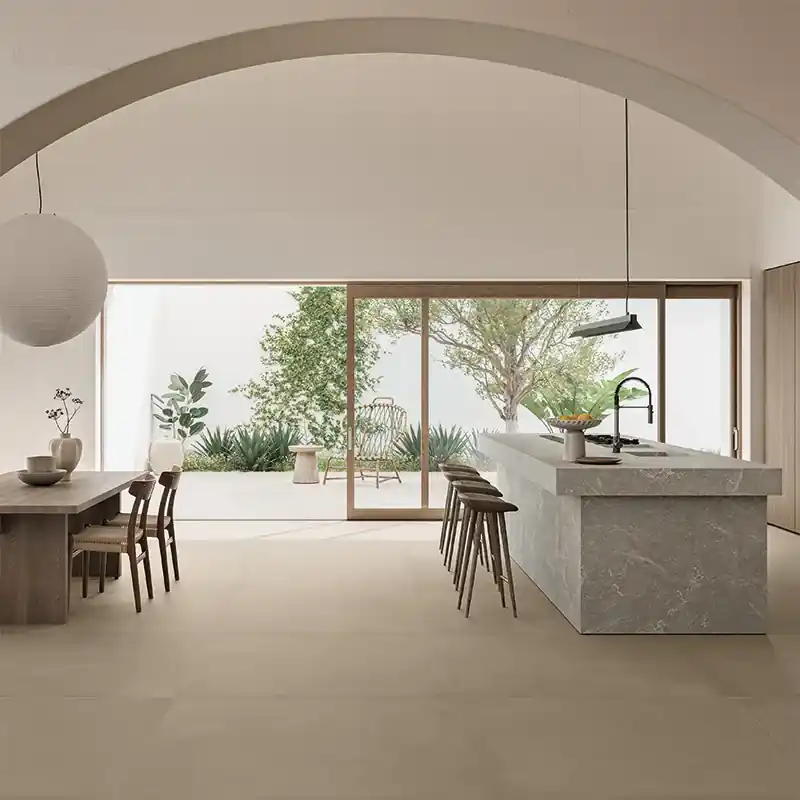 Nu Kopen Terrae Beige - Gres Effetto Cemento 120x120 Rettificato