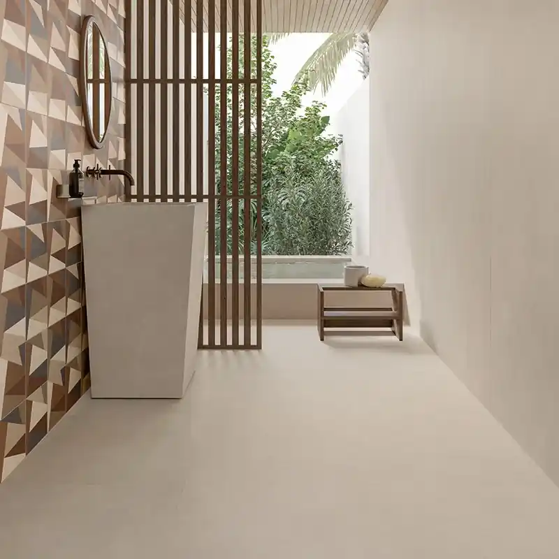 Fabrieksprijs Terrae Bianco - Gres Effetto Cemento 60x60 Rettificato