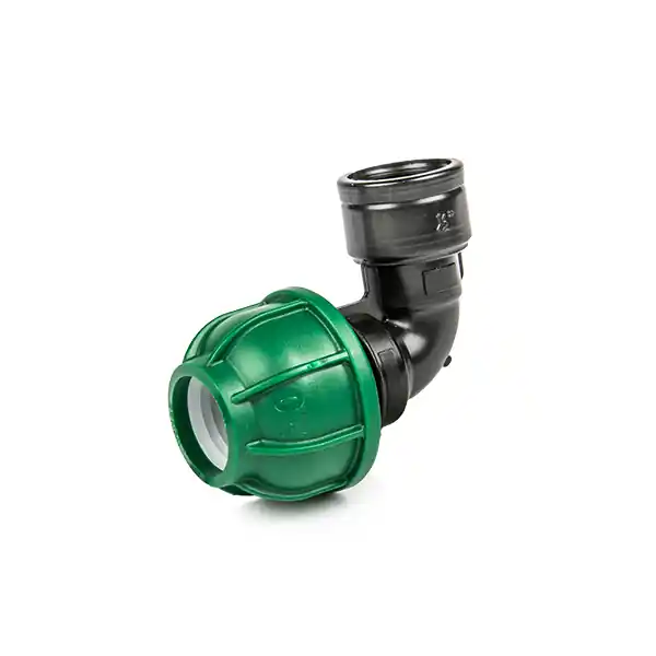Hoge Kwaliteit "GOMITO A 90° A STRINGERE CON DERIVAZIONE FIL. FEMMINA Ø mm 32x1"" - 10 PN"