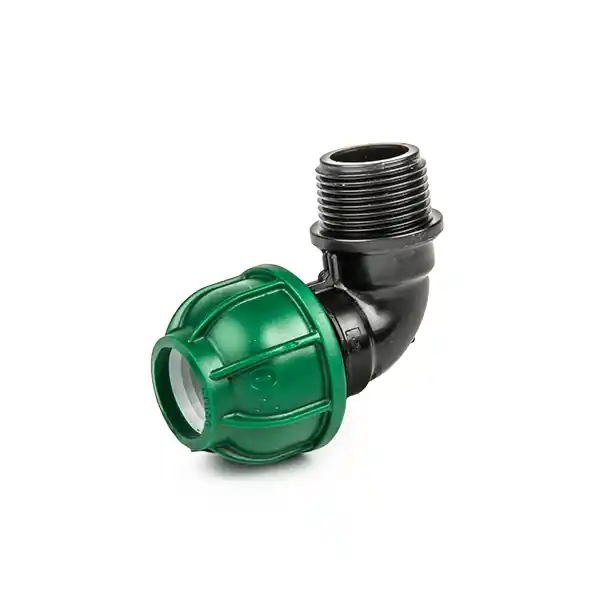 "GOMITO A 90° A STRINGERE CON DERIVAZIONE FIL. MASCHIO Ø mm 25x3/4"" - 12,5 PN" Actieprijs