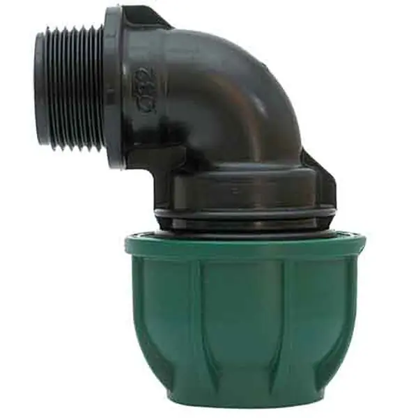 "GOMITO A 90° A STRINGERE CON DERIVAZIONE FIL. MASCHIO Ø mm 32x1"" - 12,5 PN" Bestel Nu