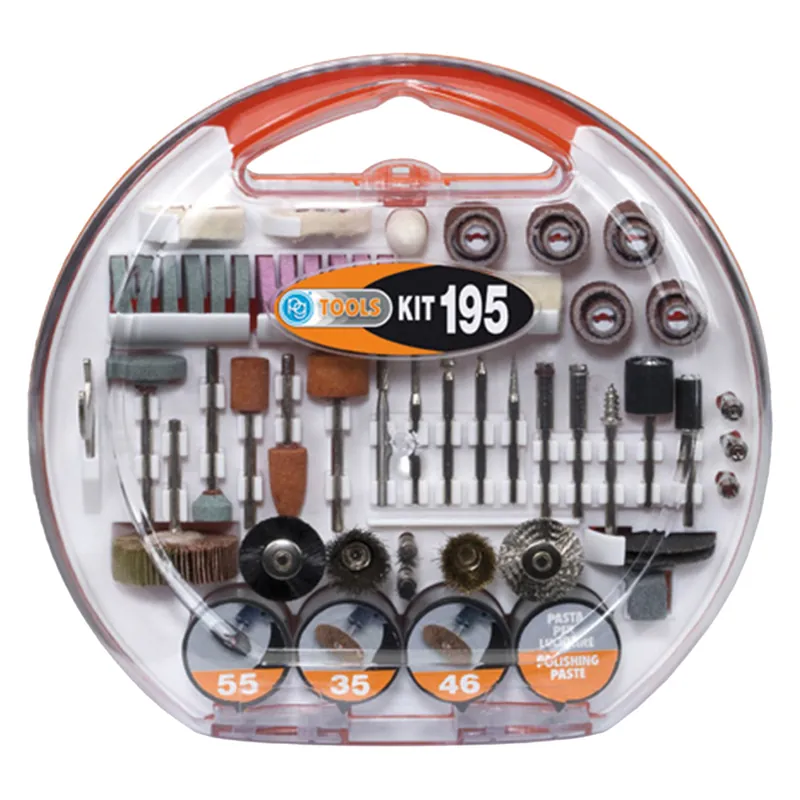 Beperkt Aanbod ACCESSORI PER MINI TRAPANO IN KIT kit 195 pezzi