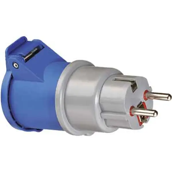 ADATTATORE INDUSTRIALE SPINA SCHUKO 10A 2P+T 220V Koop Vandaag