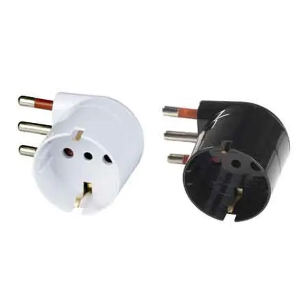 Voordeelprijs ADATTATORE SALVASPAZIO 90° SCHUKO 16A ROSI 2P+T - prese 10 2P+T, Colore Bianco