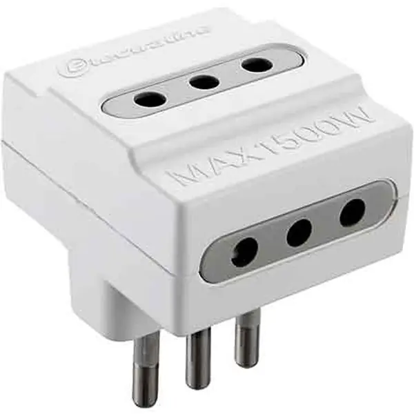 Gereduceerde Prijs ADATTATORE TRIPLO 10A 2P+T - presa 10A 2P+T