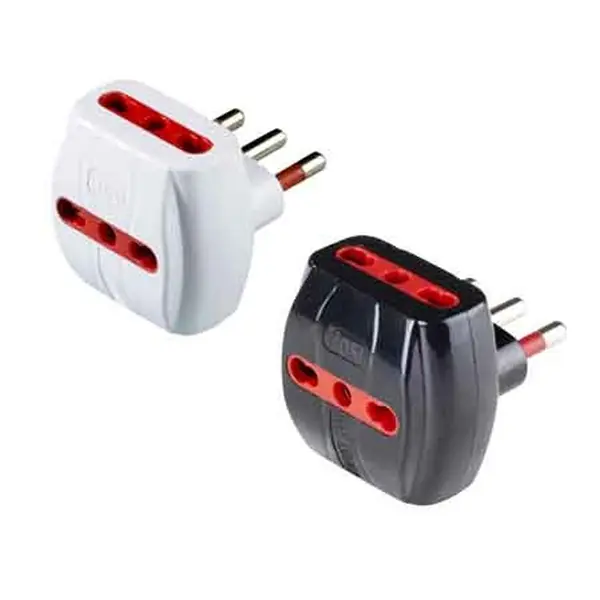 Direct Verzonden ADATTATORE TRIPLO 16A ROSI 2P+T - prese 10/16A 2P+T, Colore Nero