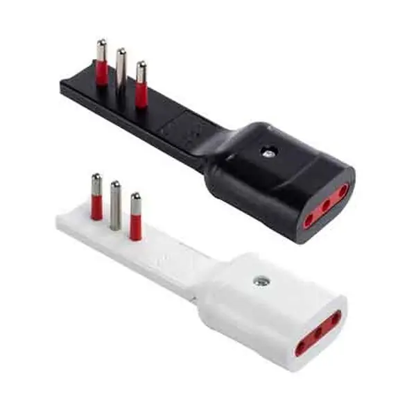 ADATTATORE ULTRAPIATTO 10A ROSI 2P+T - presa 10A 2P+T, Colore Bianco Lage Prijs