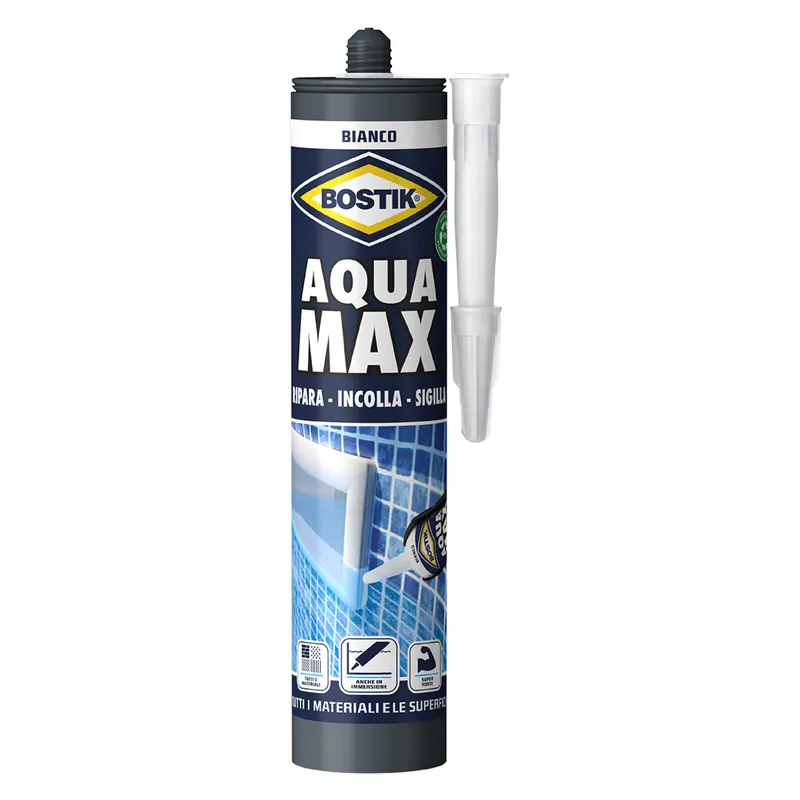 ADESIVO AQUA MAX gr. 425 - cartuccia - bianco Finale Uitverkoop