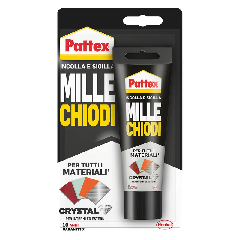 Beperkt Aanbod ADESIVO MILLECHIODI CRYSTAL gr. 90 trasparente Q.TA 12