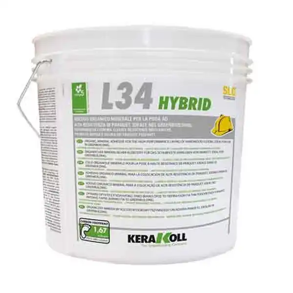 Merkproduct ADESIVO PER PARQUET ‘L34 HYBRID‘ KERAKOLL 16 Kg - Colore Neutro Q.TA 16