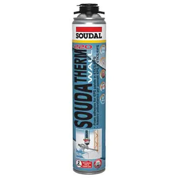 ADESIVO POLIURETANICO ‘SOUDATHERM WALL‘ SOUDAL 750 ml - Pistola Nu Kopen
