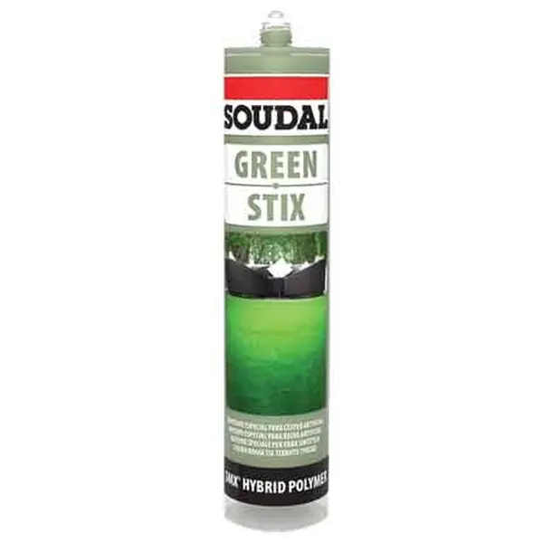 Bestseller ADESIVO SIGILLANTE ‘GREEN STIX‘ SOUDAL 290 ml - Verde