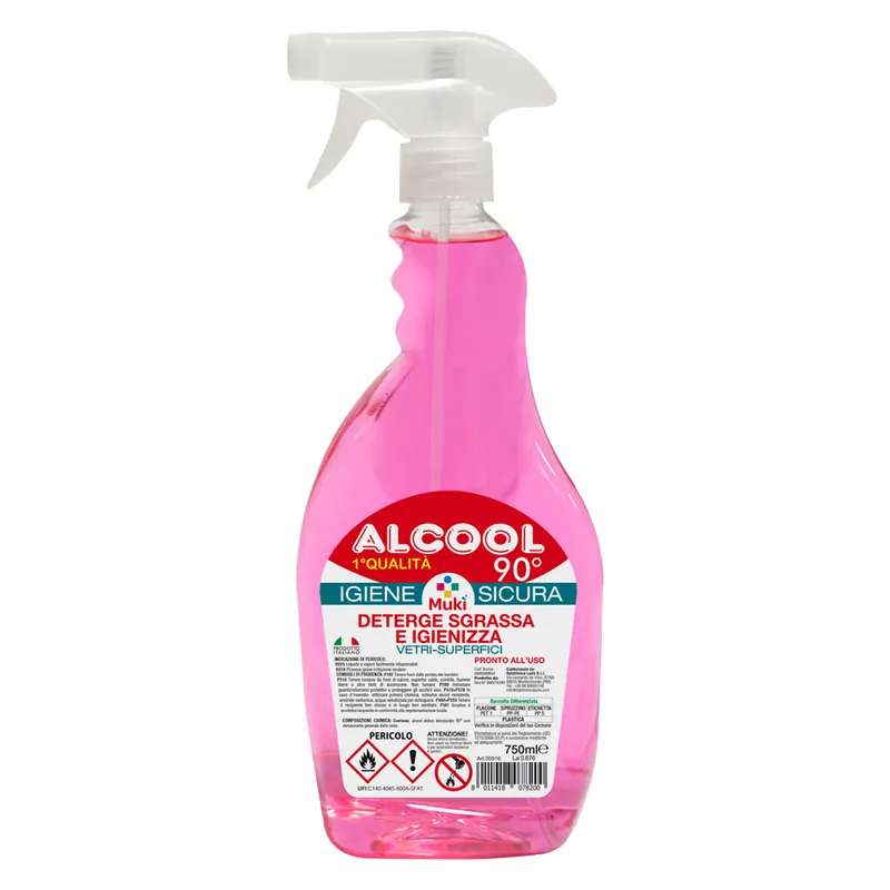 Goedkoop ALCOOL ETILICO DENATURATO 1 QUALITA 90 ° Lt. 0,5 - 90 % vol. - bottiglia Q.TA 20