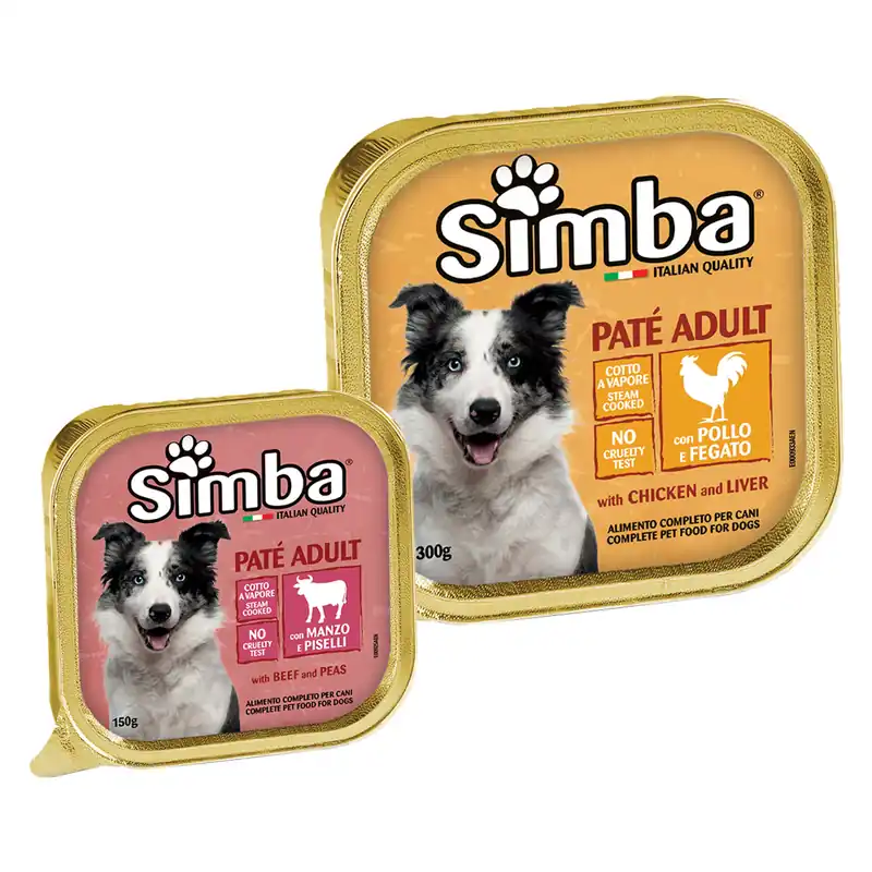 Meest Verkocht ALIMENTO PER CANI PATE ADULT manzo e piselli - gr 300 Q.TA 18