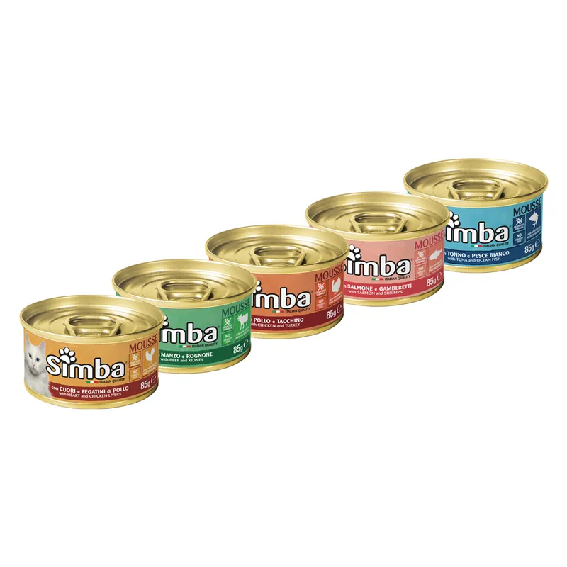 Nu Kopen ALIMENTO PER GATTI MOUSSE tonno e pesce bianco - gr 85 Q.TA 24