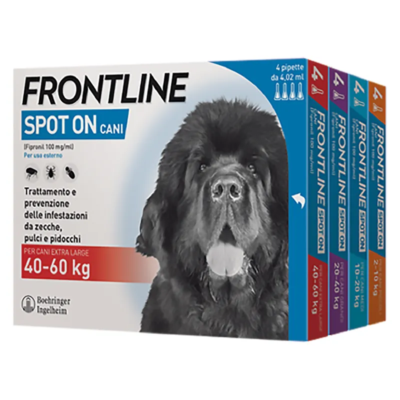 Uitverkoop ANTIPARASSITARIO FRONTLINE SPOT-ON cani 2/10 kg - 3 pipette ml 0,67