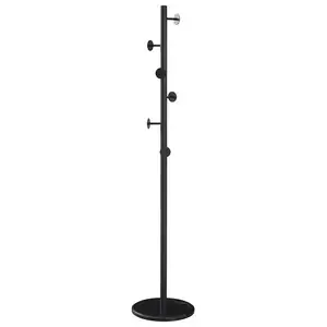 APPENDIABITI JERRY METALLO NERO DIM 37X37X173CM Korting