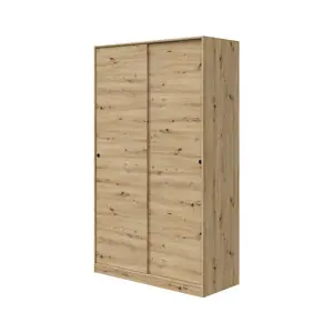 ARMADIO 2 ANTE SCORREVOLI 120X50X200 CM ROVERE Lage Kosten