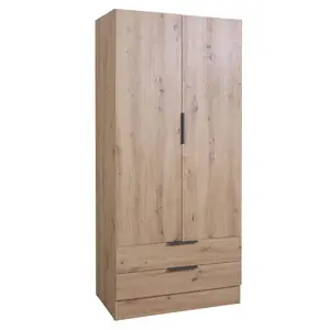ARMADIO ESPR. 2A+2C 82X46XH184 CM ROVERE ARTISAN Actieprijs