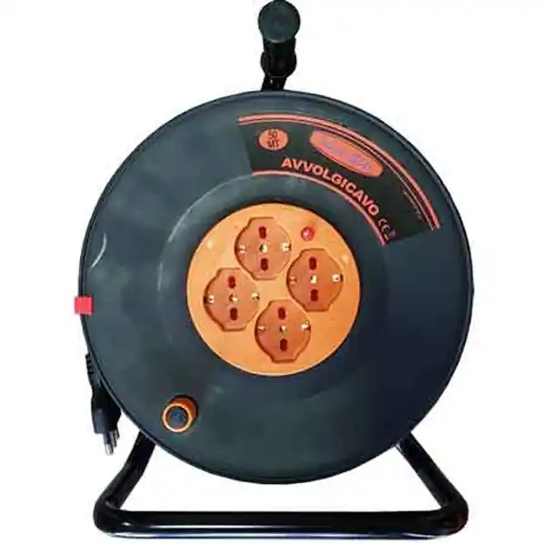 AVVOLGICAVO ELETTRICO CARDINALE CON CAVALETTO 25 mt Koop Vandaag